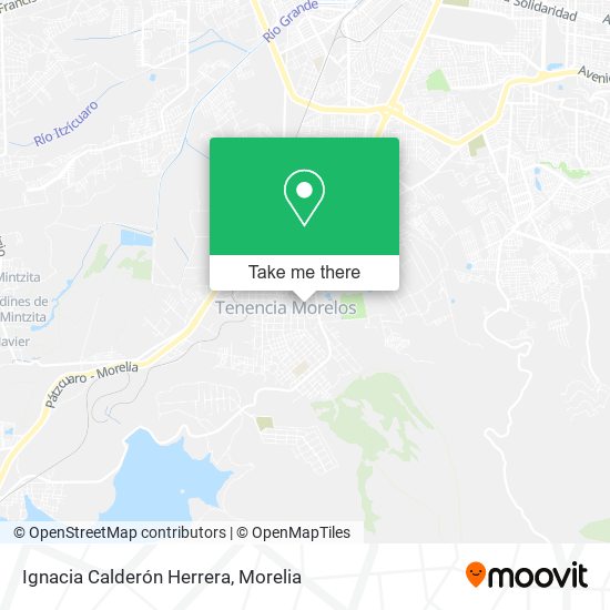 Ignacia Calderón Herrera map