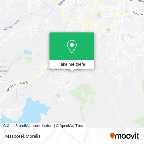 Mascotel map