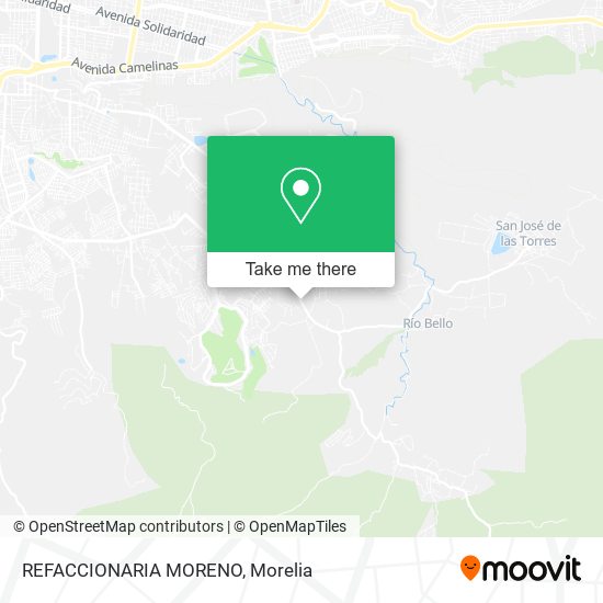 Mapa de REFACCIONARIA MORENO