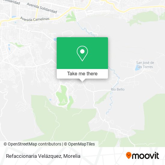 Refaccionaria Velázquez map