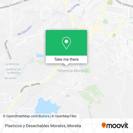 Plasticos y Desechables Morelos map