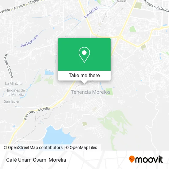 Café Unam Csam map