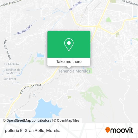 Mapa de pollería El Gran Pollo