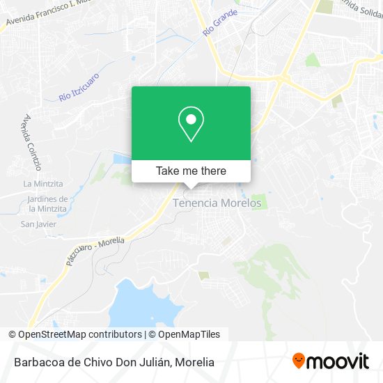 Mapa de Barbacoa de Chivo Don Julián