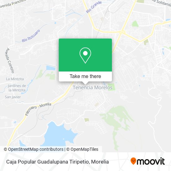 Caja Popular Guadalupana Tiripetio map