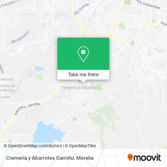 Cremeria y Abarrotes Gamiño map