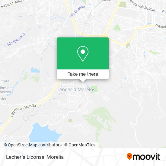 Mapa de Lechería Liconsa