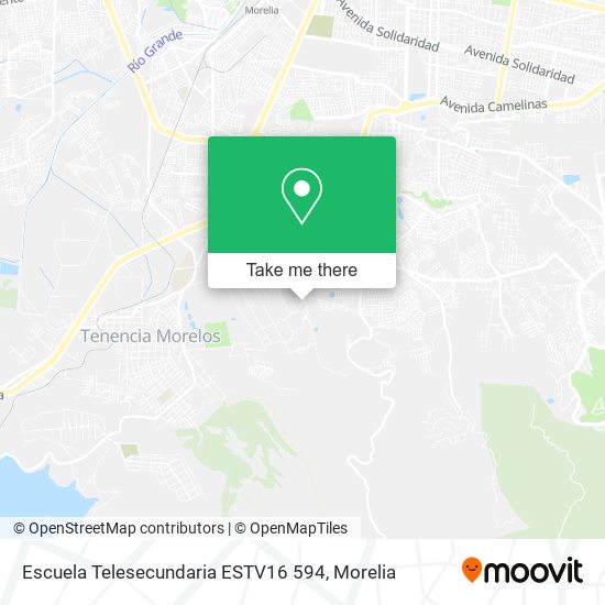 Escuela Telesecundaria ESTV16 594 map