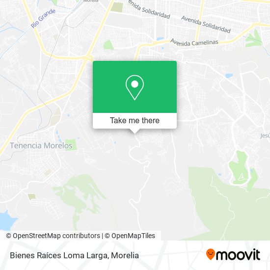 Mapa de Bienes Raíces Loma Larga