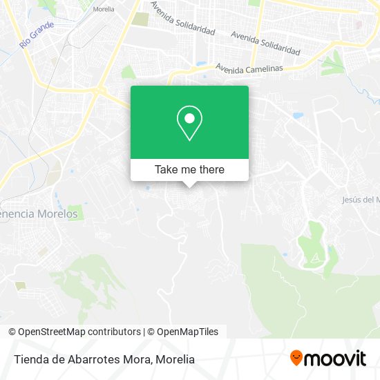 Tienda de Abarrotes Mora map