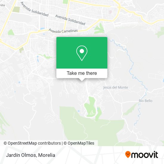 Mapa de Jardín Olmos