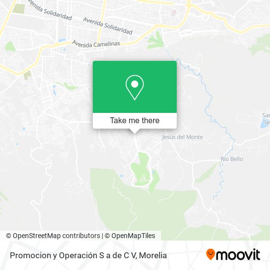 Mapa de Promocion y Operación S a de C V
