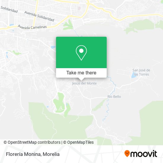 Mapa de Florería Monina