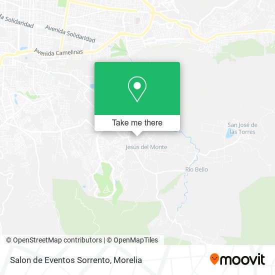 Salon de Eventos Sorrento map
