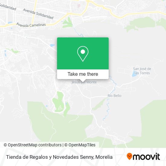 Tienda de Regalos y Novedades Senny map