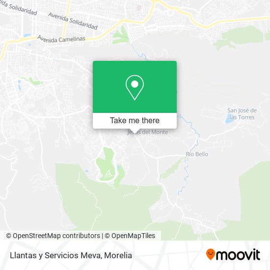 Llantas y Servicios Meva map