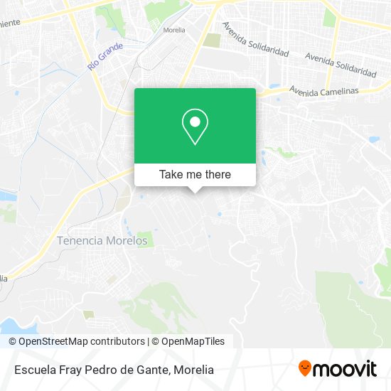 Escuela Fray Pedro de Gante map