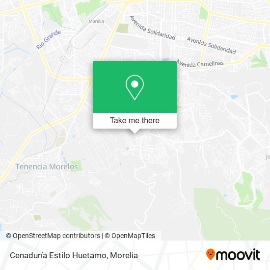Cenaduría Estilo Huetamo map