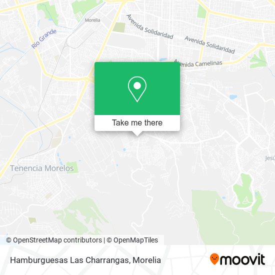 Hamburguesas Las Charrangas map