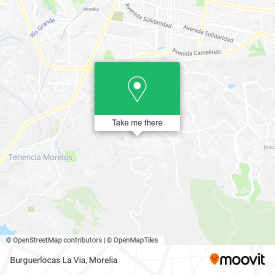 Mapa de Burguerlocas La Via