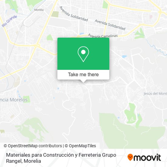 Materiales para Construcción y Ferreteria Grupo Rangel map
