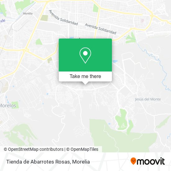 Tienda de Abarrotes Rosas map