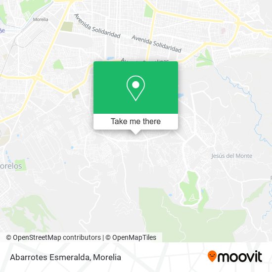 Mapa de Abarrotes Esmeralda