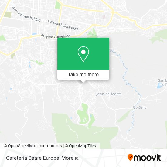 Cafetería Caafe Europa map