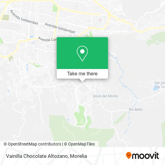 Vainilla Chocolate Altozano map