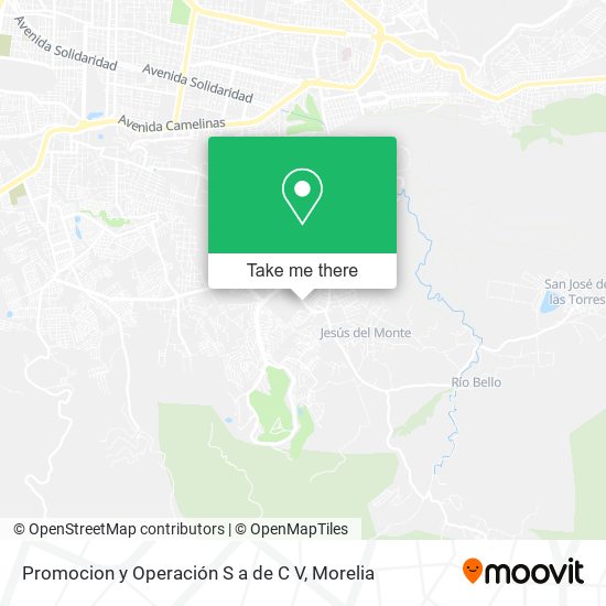 Promocion y Operación S a de C V map