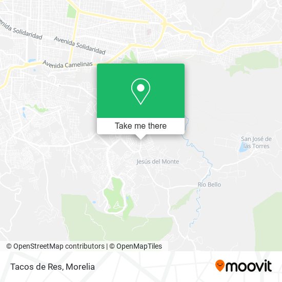 Mapa de Tacos de Res