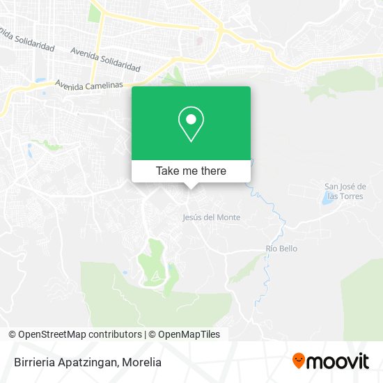 Mapa de Birrieria Apatzingan