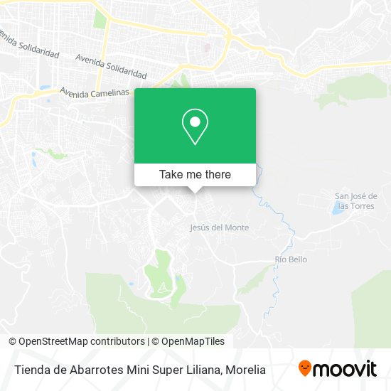 Tienda de Abarrotes Mini Super Liliana map