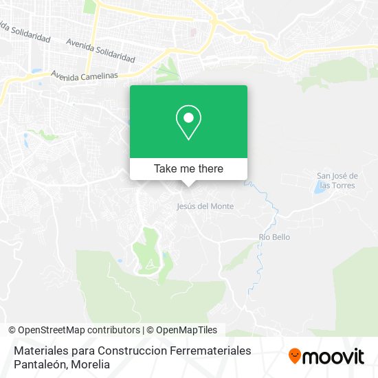 Materiales para Construccion Ferremateriales Pantaleón map