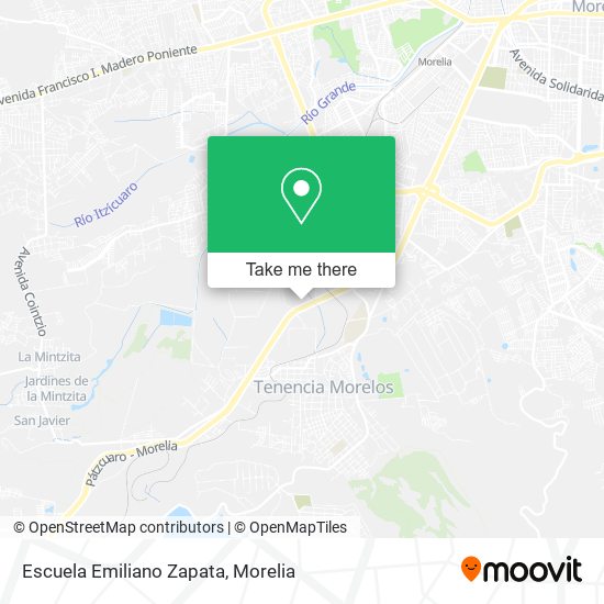 Escuela Emiliano Zapata map