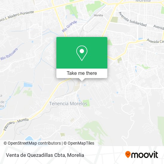 Mapa de Venta de Quezadillas Cbta