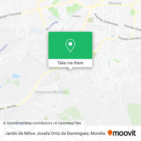 Jardín de Niños Josefa Ortiz de Domínguez map