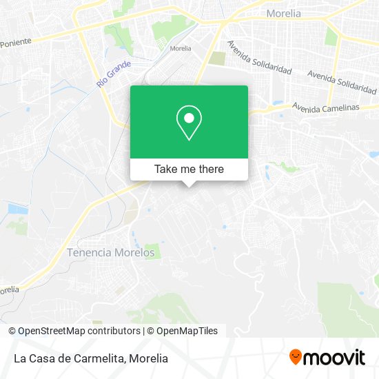 Mapa de La Casa de Carmelita