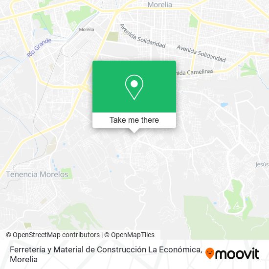 Ferretería y Material de Construcción La Económica map