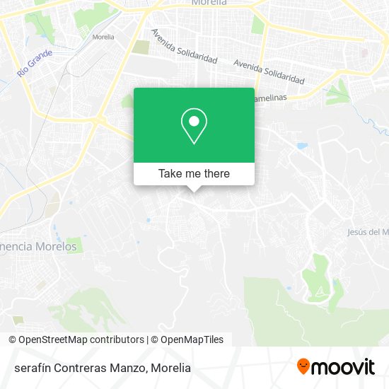 Mapa de serafín Contreras Manzo