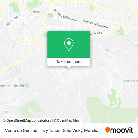 Venta de Quesadillas y Tacos Doña Vicky map