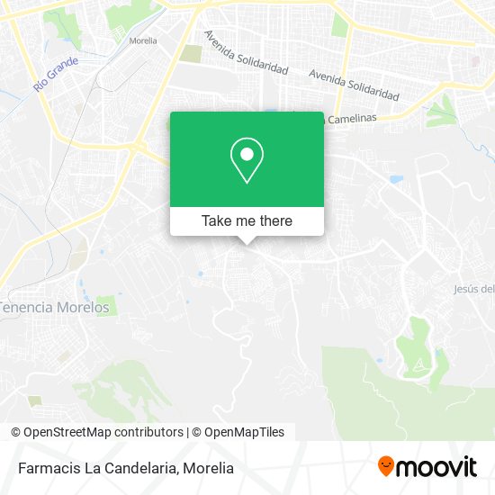 Farmacis La Candelaria map