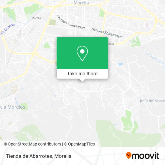 Mapa de Tienda de Abarrotes