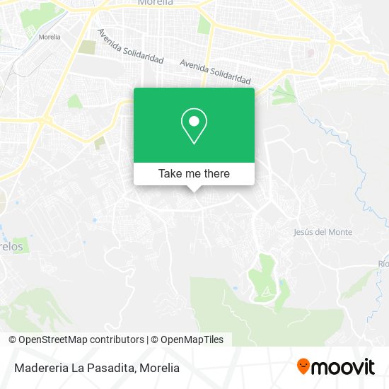 Mapa de Madereria La Pasadita