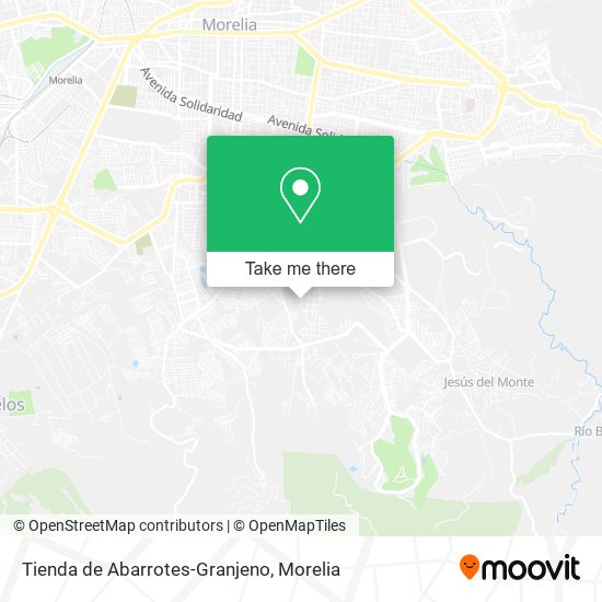 Tienda de Abarrotes-Granjeno map