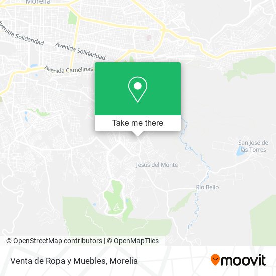 Venta de Ropa y Muebles map