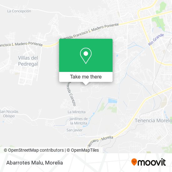 Mapa de Abarrotes Malu