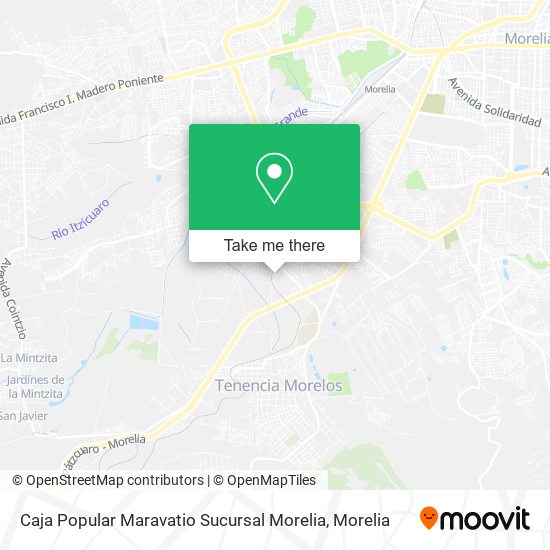 Caja Popular Maravatio Sucursal Morelia map