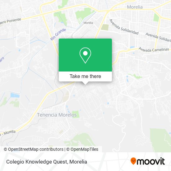 Mapa de Colegio Knowledge Quest