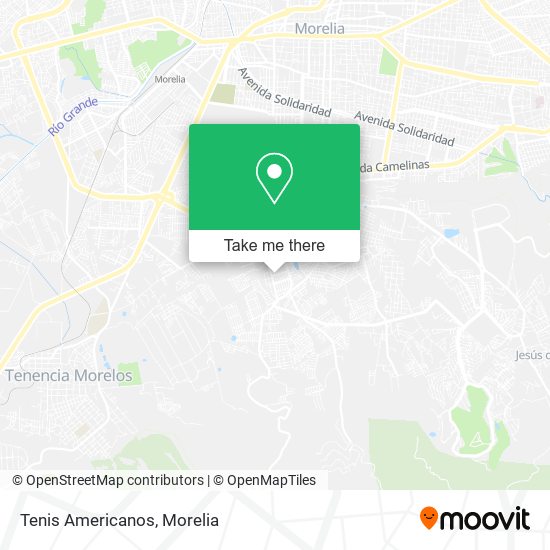 Mapa de Tenis Americanos